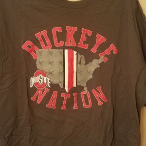 Ohio state university grey short sleeve t shirt